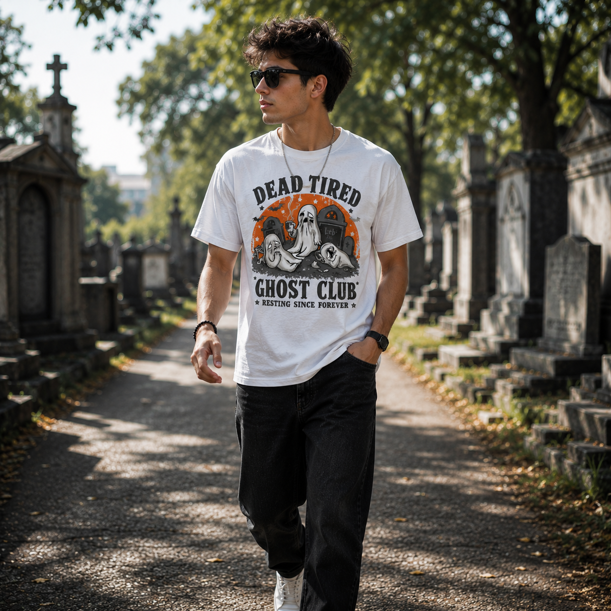 Dead Tired Ghost Club T-Shirt