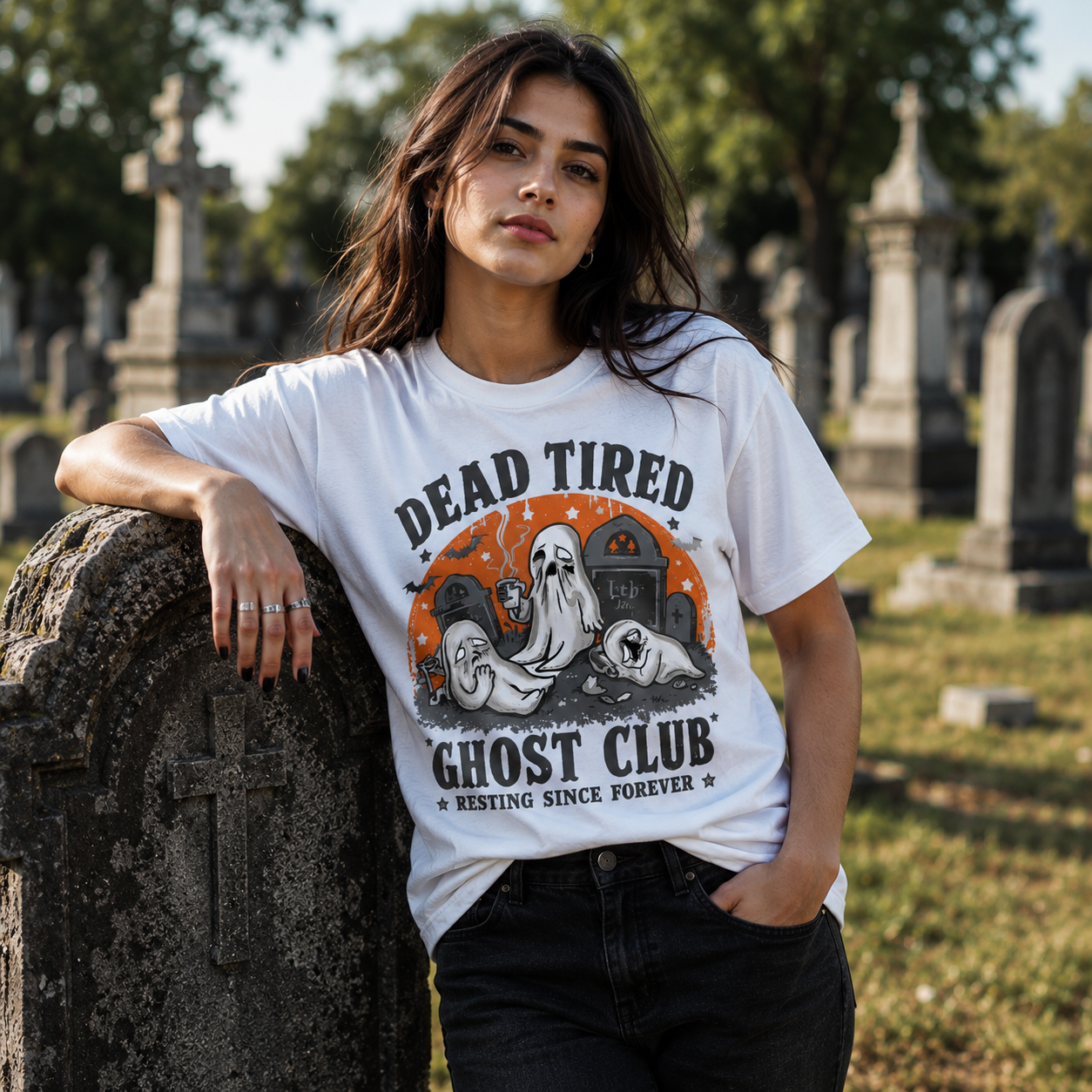 Dead Tired Ghost Club T-Shirt