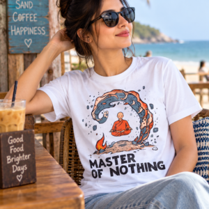 Master of Nothing Avatar Airbender Inspired Elemental Meditation T-Shirt
