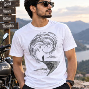 Waterbender Wave – Avatar Airbender Inspired Zen Elemental Fantasy Art