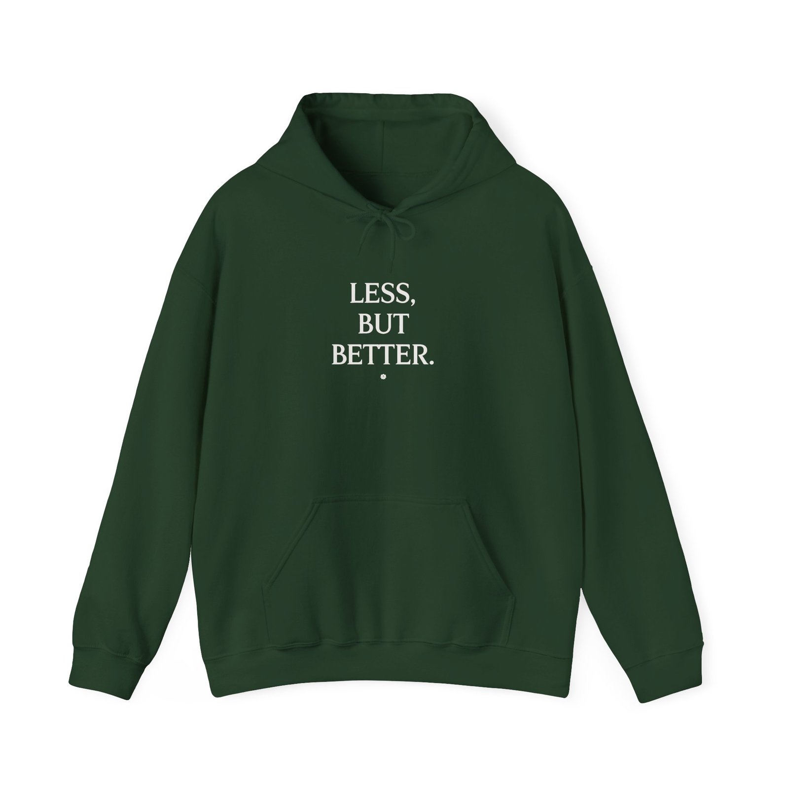 Less But Better Hoodie – Minimalist Typography Streetwear - Image 17