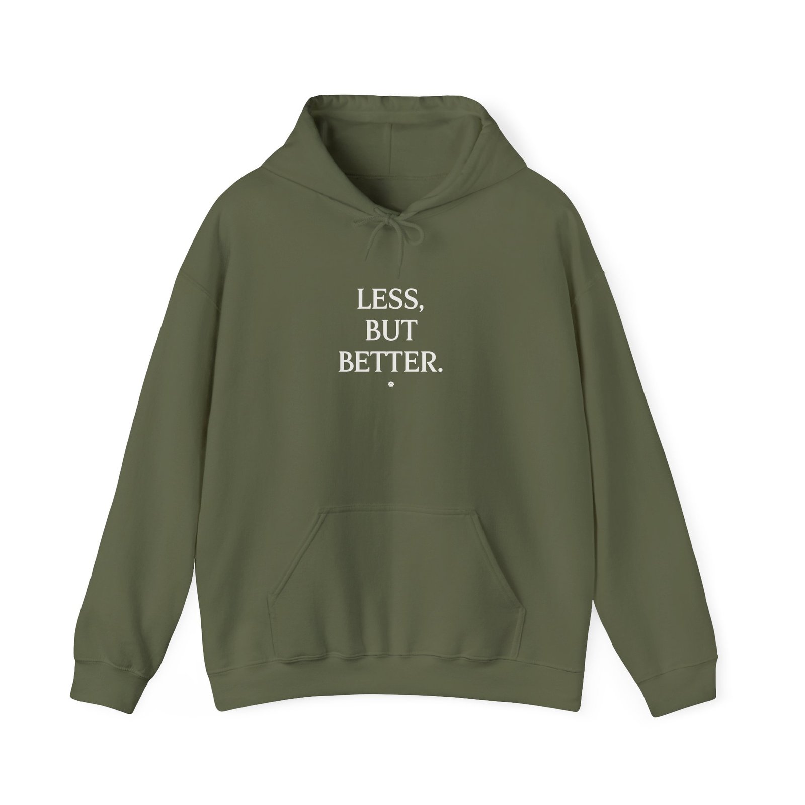 Less But Better Hoodie – Minimalist Typography Streetwear - Image 13