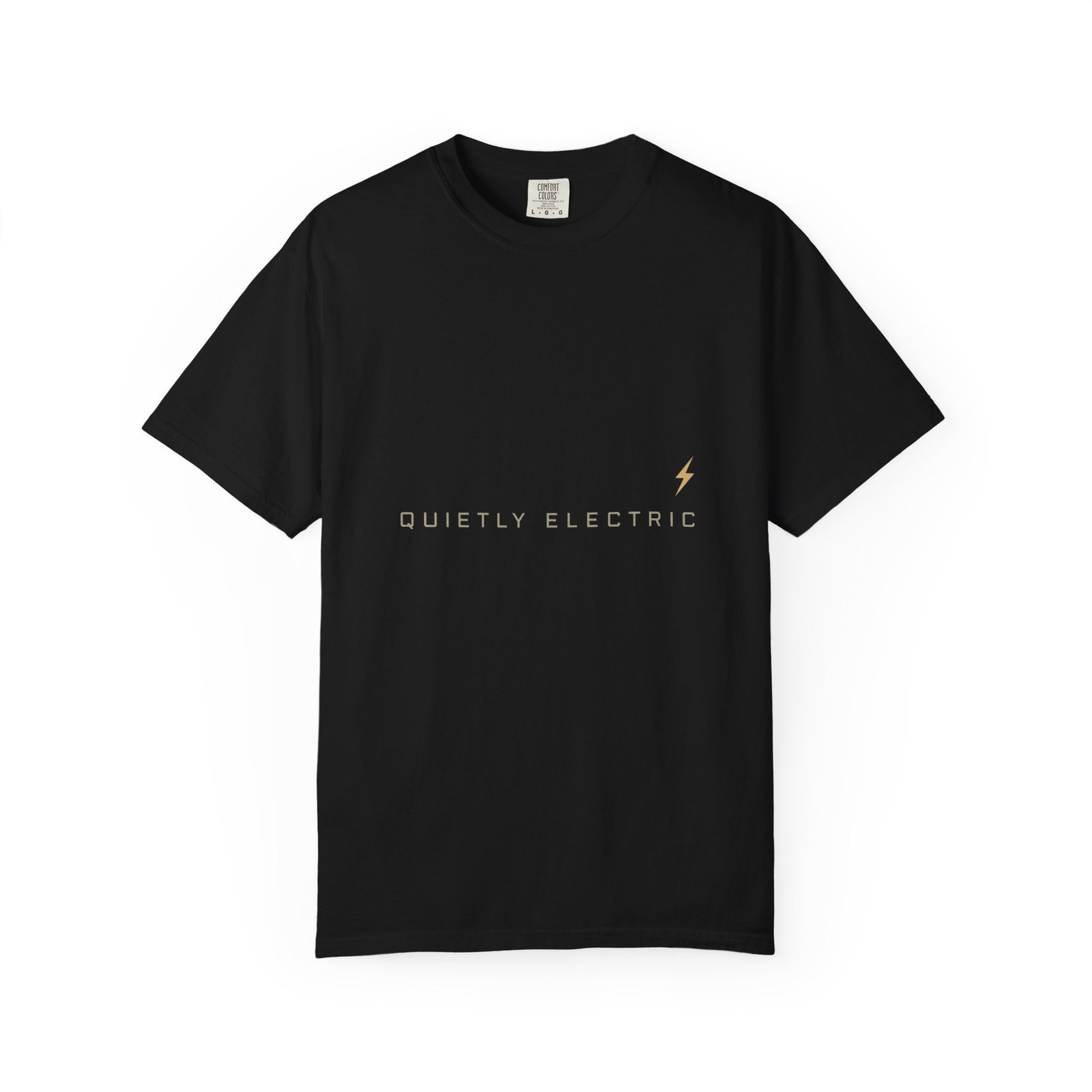 Quietly Electric T-Shirt – Minimalist Lightning Graphic Tee - Image 11