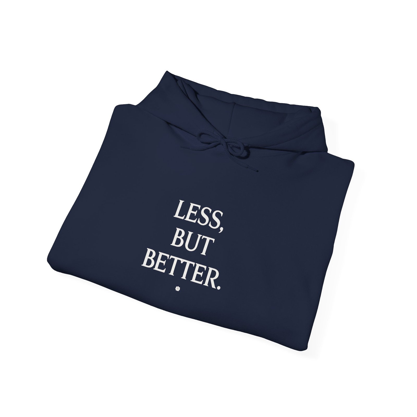 Less But Better Hoodie – Minimalist Typography Streetwear - Image 12