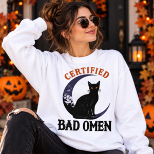 Certified Bad Omen Halloween Sweatshirt
