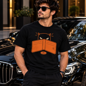 Black Cat Halloween T-Shirt